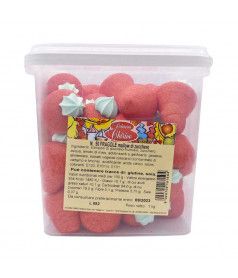 Confiserie Fraise ROUGE Tubo Guimauve 20 g en gros conditionnement