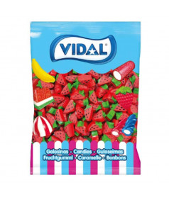 Bonbon gélifié en vrac Tranche de Fraise Vidal en gros conditionnement