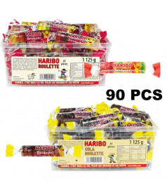 Pack Roulette Haribo Fruit & Cola x 90 en gros conditionnement
