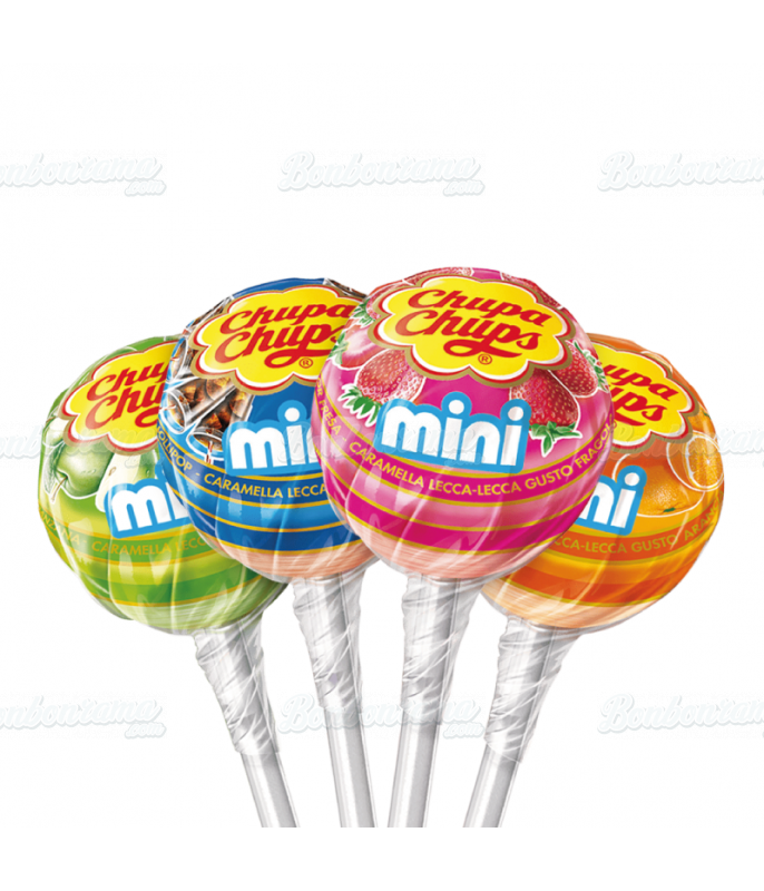 Sucettes sans sucre Chupa Chups - présentoir 120 pièces - sucette sans sucre