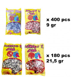 Pack 580 Sucettes Ramzy Colorantes 2 tailles en gros conditionnement