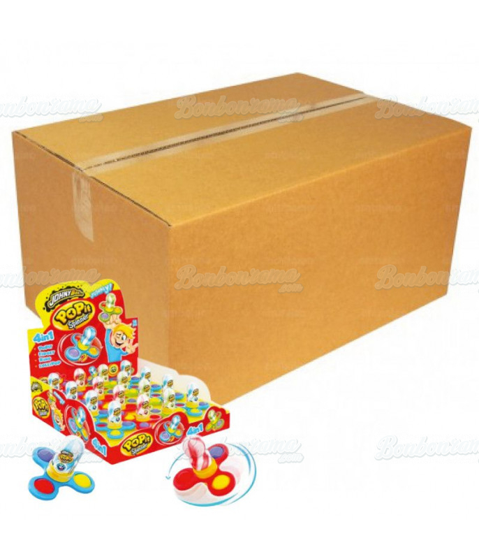 Confiserie ludique Johny Bee Pop It Spinner en gros conditionnement