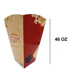 Square Pop Corn Cup France Pop Corn - 2