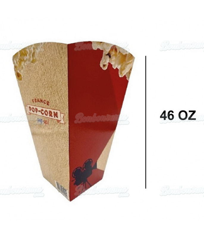 Square Pop Corn Cup France Pop Corn - 2