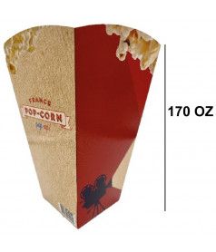 Square Pop Corn Cup France Pop Corn - 5