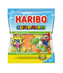 Sachet Haribo 100 gr Super Mario Pik en gros conditionnement