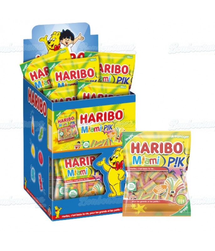 Sachet Haribo 40 gr Miami Pik en gros conditionnement