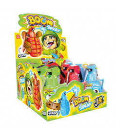 Confiserie ludique Johny Bee Boom Spray 50 ml en gros conditionnement