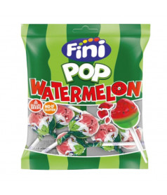 Sachet Fini 80 gr Sucette Pop Pastèque en gros conditionnement