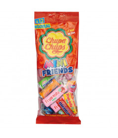 Chupa Chups FlowPack Mini Friends BBD 08/24
 Packaging-Pack of 15 bags