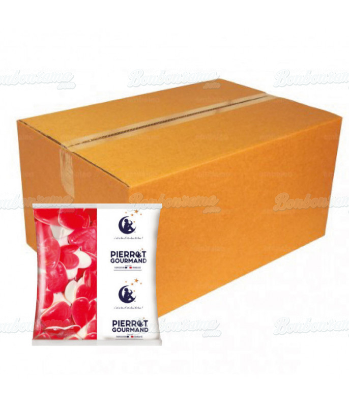 Bonbon gélifié en vrac Maxi Coeur Pierrot Gourmand en gros conditionnement