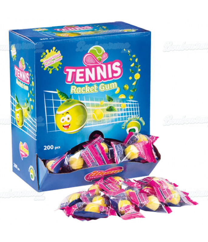 Bubble Gum Box Tennis Racket