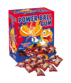 Chewing gum Bubble Gum Box Power Ball en gros conditionnement