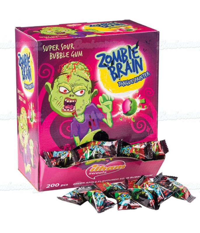 Bubble Gum Box Zombie Brain