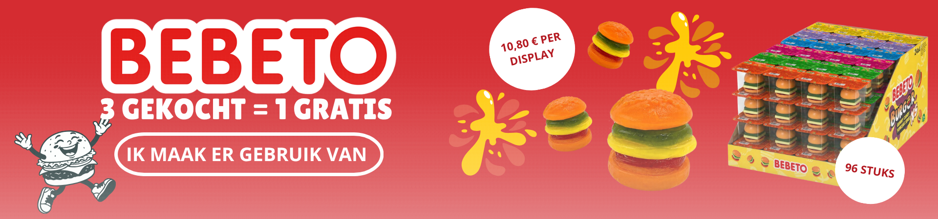 Bannière Burger Bebeto Offre NL 
