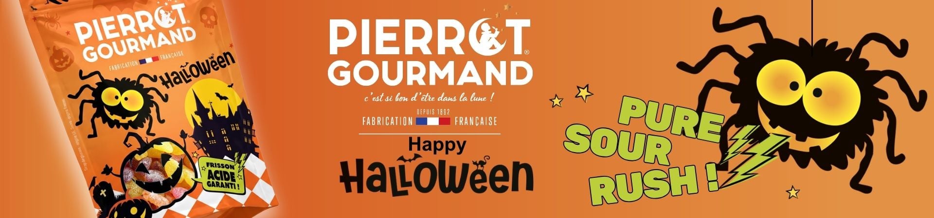 Bannière Pierrot Gourmand Halloween - Publié le 08/09/26