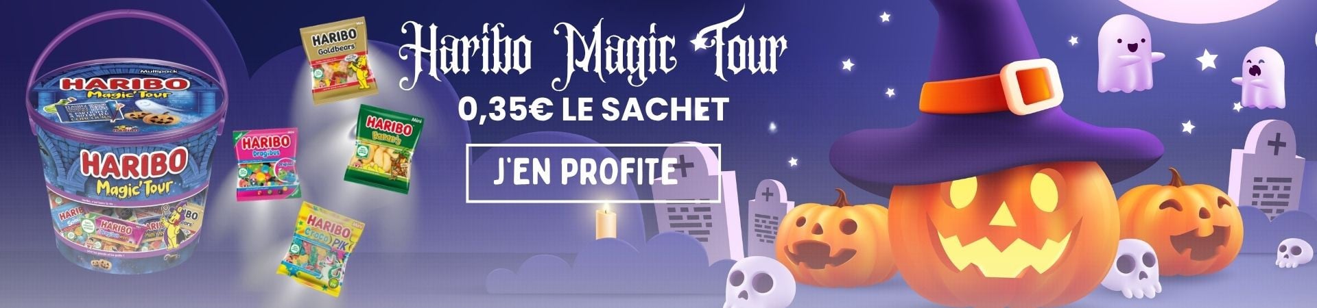 Bannière Seau Halloween Haribo - Publié le 09/10/25