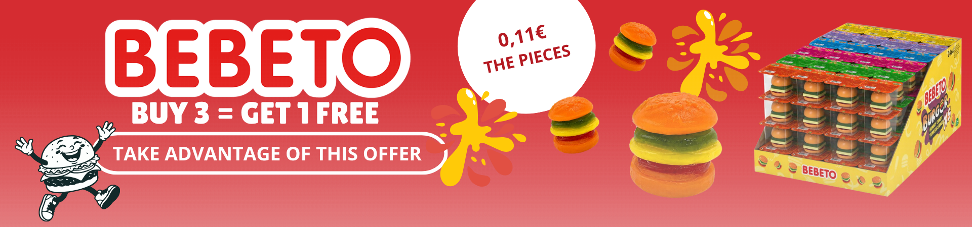 Bannière Burger Bebeto Offre Juin - Publié le 03/07/26
