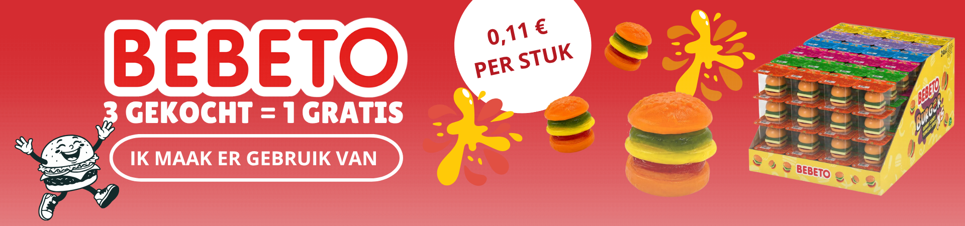 Bannière Burger Bebeto Offre NL 